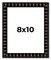8x10 Bamboo Picture Frame with UV-Resistant Acrylic & Acid Free Backing, Available in 4 Finishes - Brown, Black, Gold, and Natural